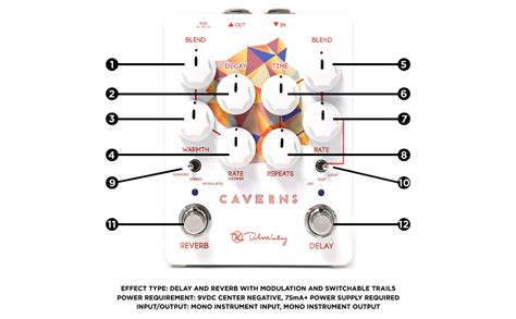keeley caverns v2 manual|BLEND REVERB BLEND O TO 50/50 REVERB DECAY .